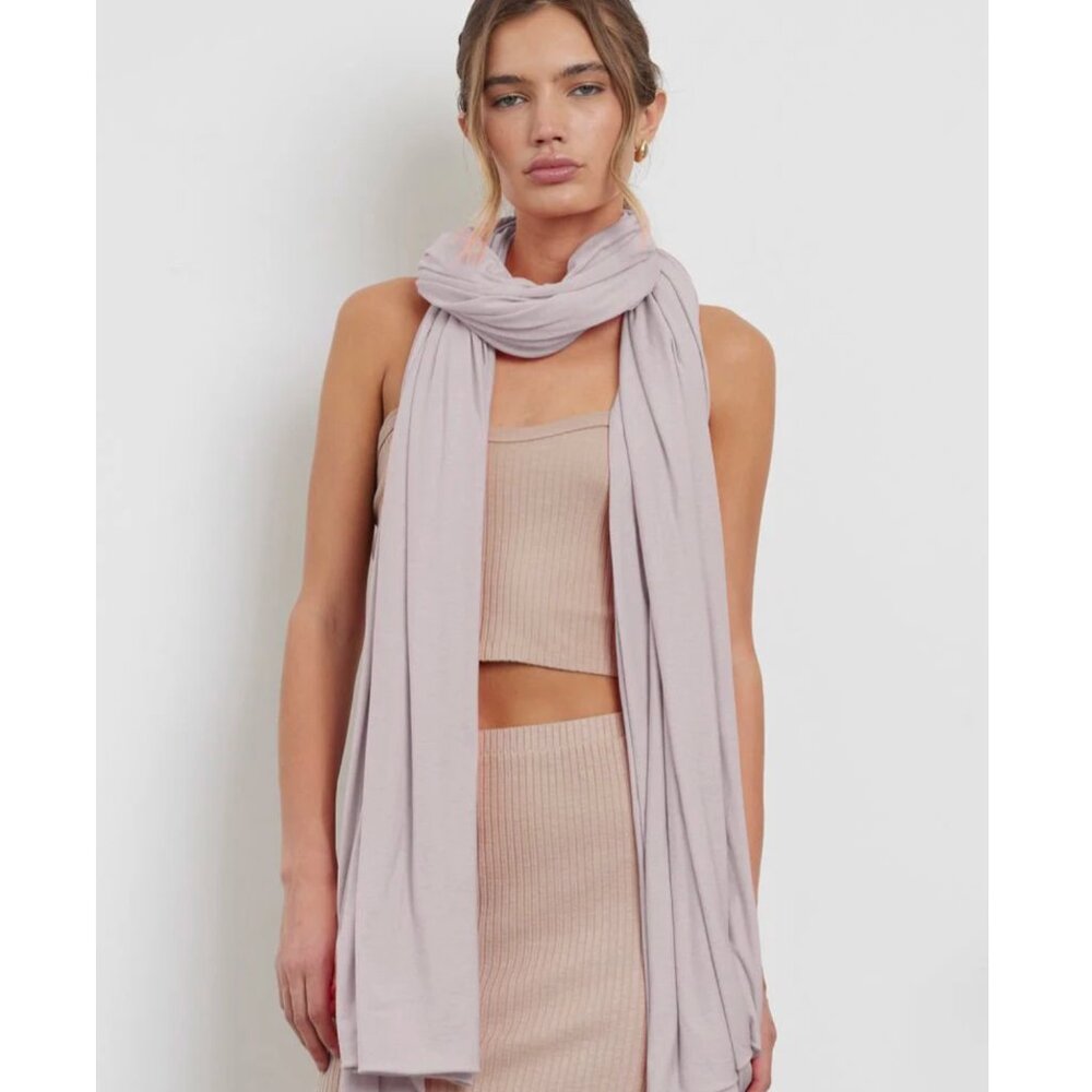 LAMade Zingo Scarf Oversized Jersey Knit Shawl Wrap